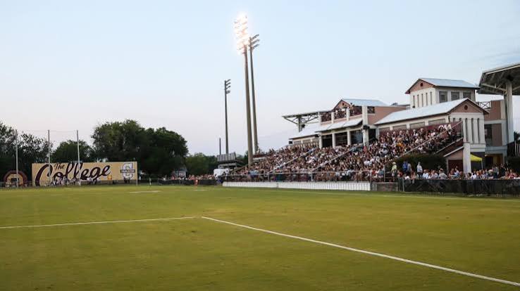 College of Charleston men’s soccer stadium on match night